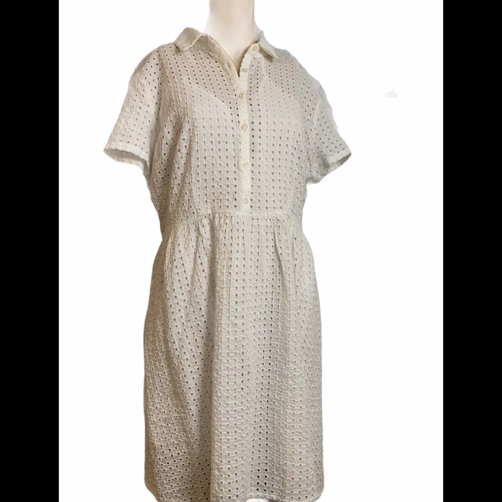 NWT Old Navy collard dress with slip underneath